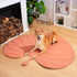 Eco-Chic Hundedecke mit Blattmotiv